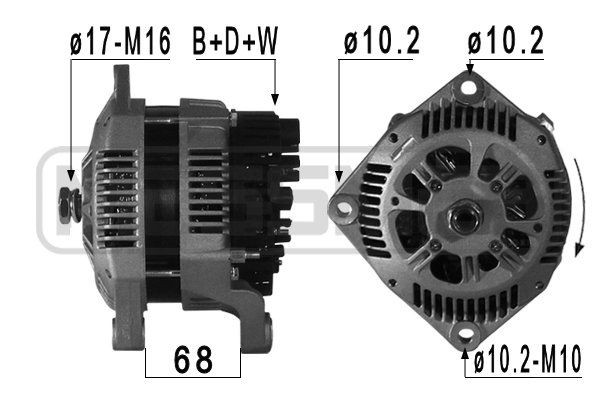 MESSMER 210981A: Generator 90A