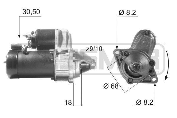 MESSMER 220001A: Starter 1,1kW