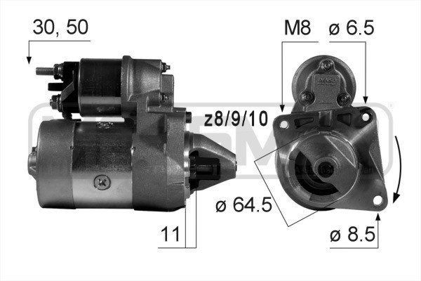 MESSMER 220014A: Starter 0,8kW
