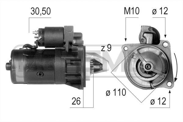 MESSMER 220019A: Starter 2,2kW