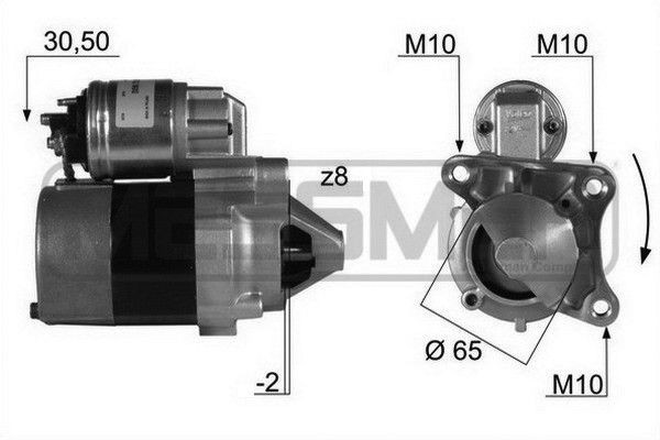 MESSMER 220023A: Starter 0,85kW