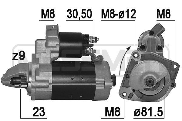 MESSMER 220033A: Starter 2,3kW