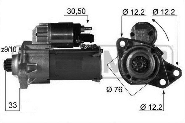 MESSMER 220056A: Starter 1,1kW