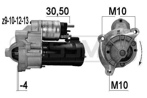 MESSMER 220074A: Starter 1,4kW