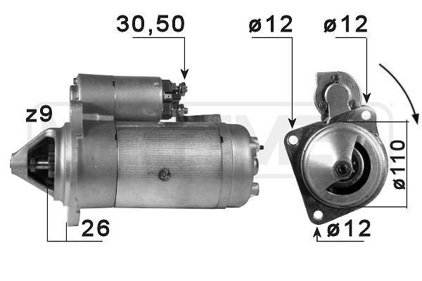 MESSMER 220077A: Starter 3,0kW