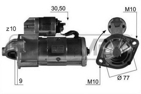 MESSMER 220086A: Starter 2,2kW