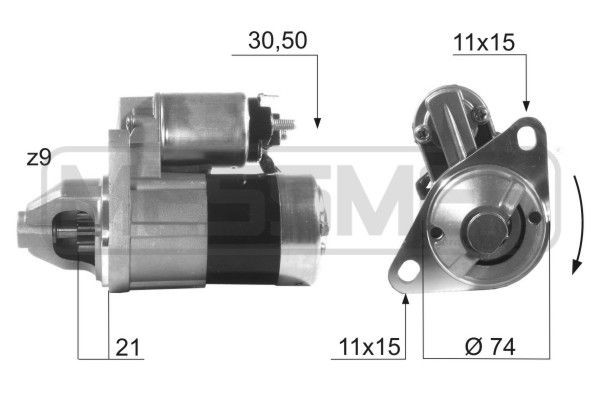 MESSMER 220090A: Starter 1,2kW