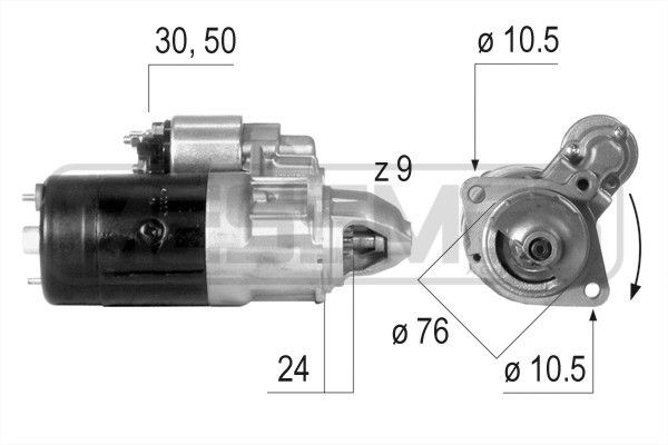 MESSMER 220091A: Starter 2,2kW