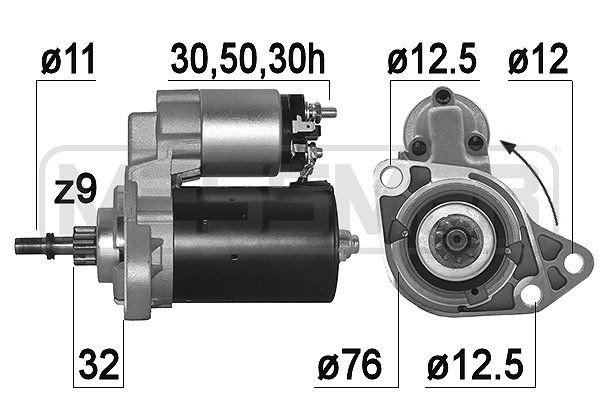 MESSMER 220097A: Starter 0,8kW