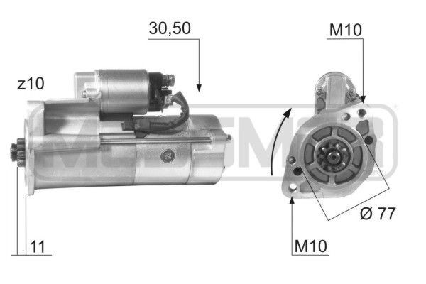 MESSMER 220115A: Starter 2,2kW
