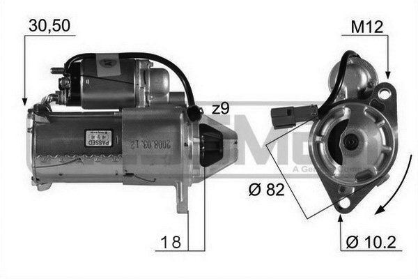 MESSMER 220119A: Starter 1,1kW