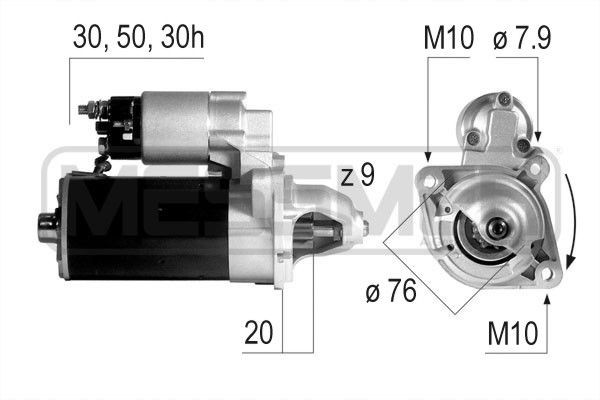 MESSMER 220147A: Starter 1,4kW