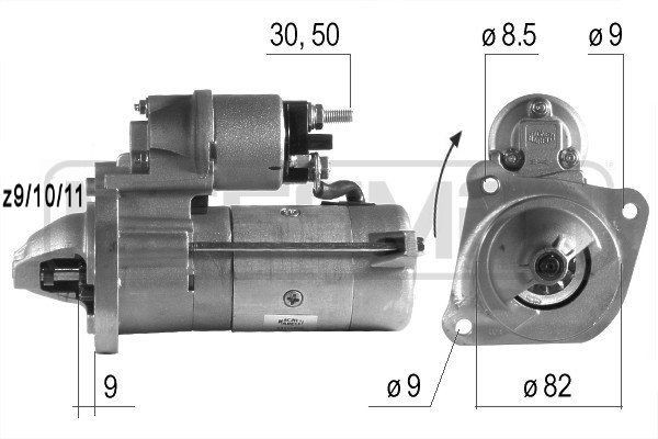 MESSMER 220149A: Starter 1,8kW