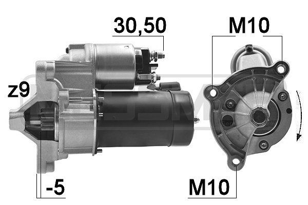 MESSMER 220163A: Starter 1,1kW