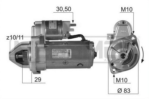 MESSMER 220177A: Starter 2kW