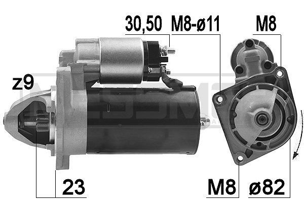 MESSMER 220185A: Starter 1,7kW