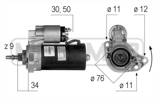 MESSMER 220189A: Starter 1,7kW