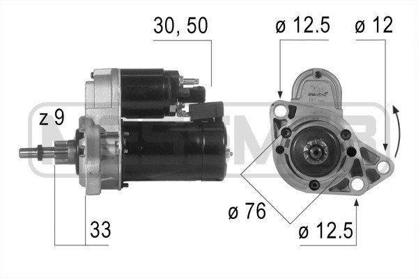 MESSMER 220190A: Starter 0,9kW