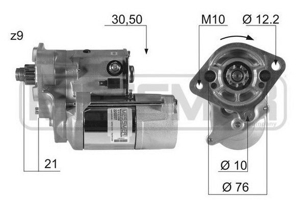 MESSMER 220207A: Starter 2,2kW