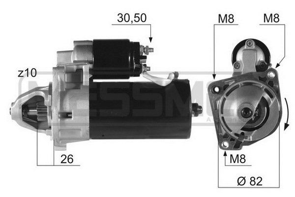 MESSMER 220216A: Starter 1,7kW