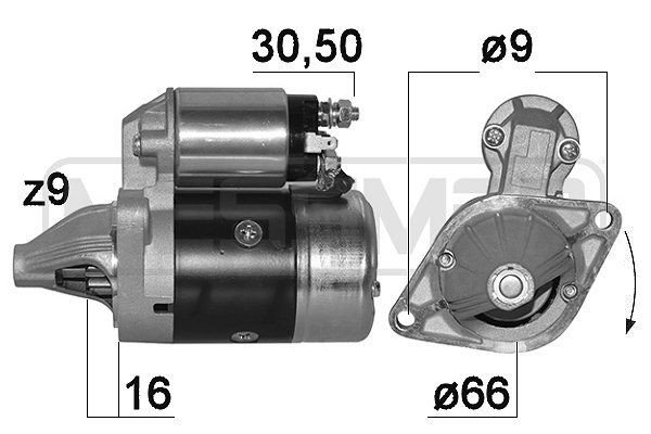 MESSMER 220217A: Starter 0,8kW