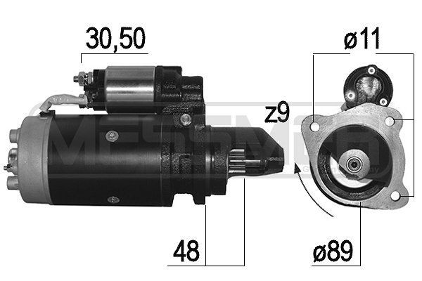MESSMER 220232A: Starter 4,0kW