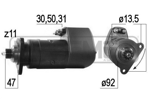 MESSMER 220235A: Starter 6,6kW