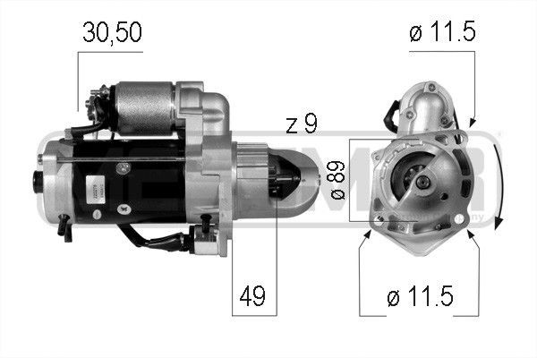 MESSMER 220278A: Starter 4,0kW