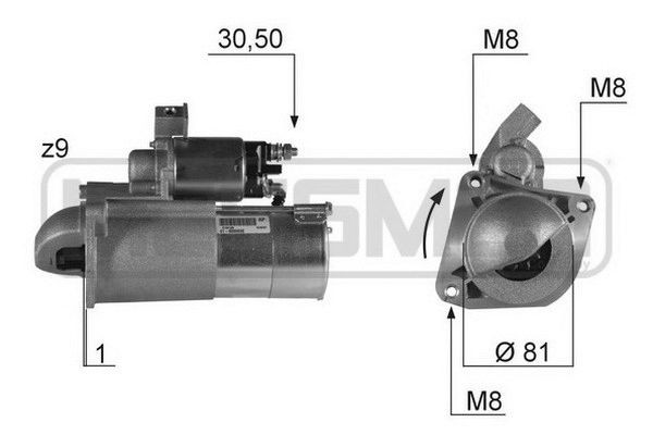 MESSMER 220331A: Starter 2,3kW