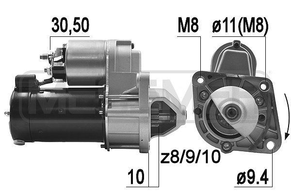 MESSMER 220360A: Starter 1kW