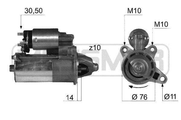 MESSMER 220364A: Starter 1,4kW