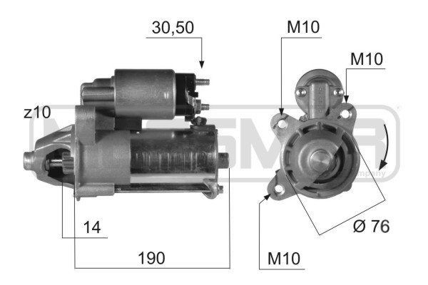 MESSMER 220374A: Starter 1,4kW