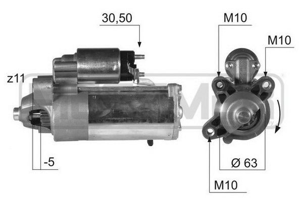 MESSMER 220375A: Starter 2,2kW