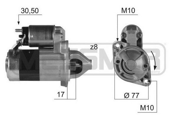 MESSMER 220383A: Starter 1,2kW