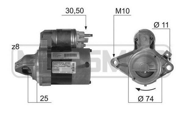MESSMER 220395A: Štartér 1kW