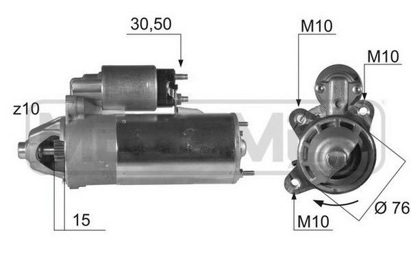 MESSMER 220409A: Starter 1,9kW
