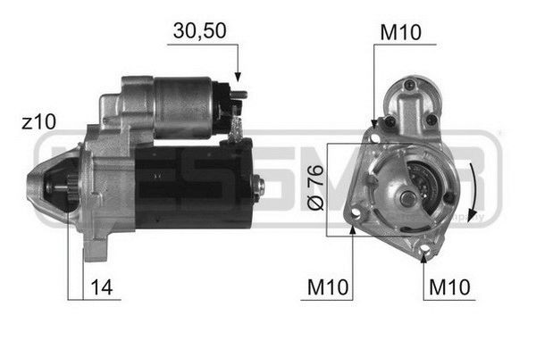 MESSMER 220411A: Starter 1,1kW