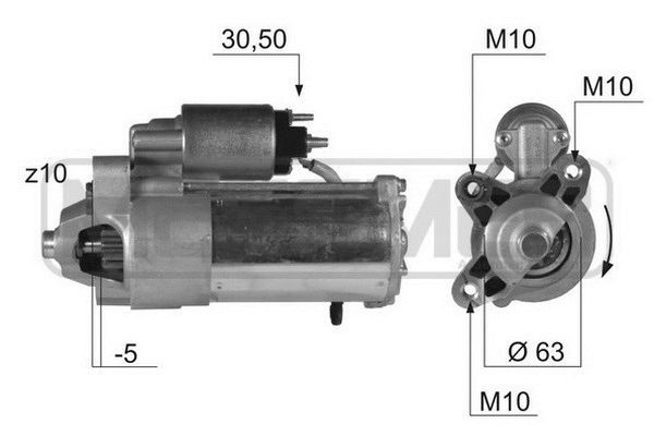 MESSMER 220419A: Starter 2,2kW