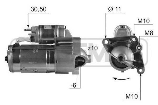 MESSMER 220444A: Starter 2,4kW