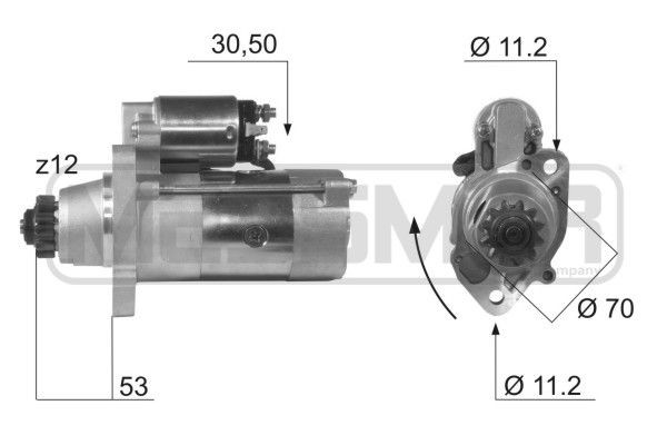 MESSMER 220464A: Starter 1,7kW