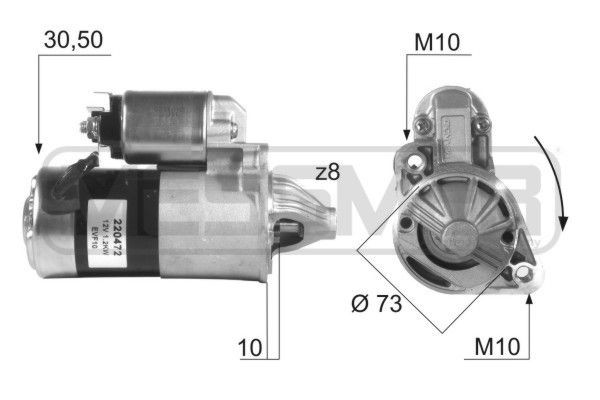 MESSMER 220472A: Starter 1,2kW