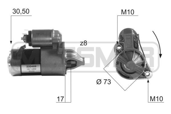 MESSMER 220489A: Starter 1,2kW