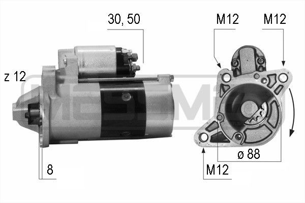MESSMER 220520A: Starter 2,3kW