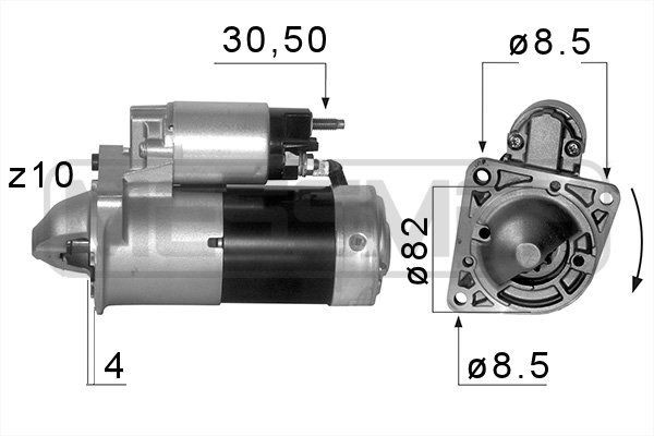 MESSMER 220580A: Starter 1,7kW