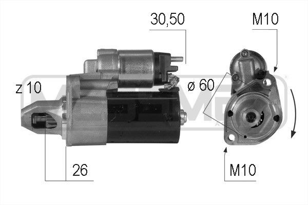 MESSMER 220593A: Starter 1,1kW
