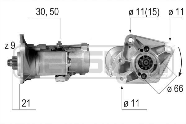 MESSMER 220599A: Starter 2kW