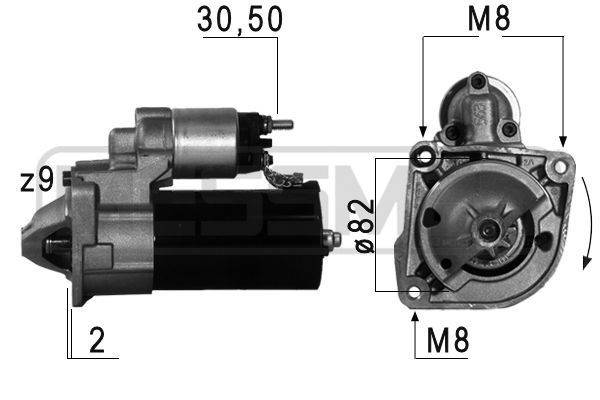 MESSMER 220610A: Starter 1,7kW