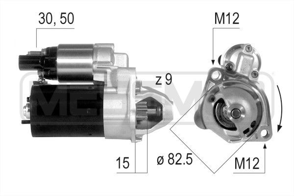 MESSMER 220635A: Starter 1,2kW