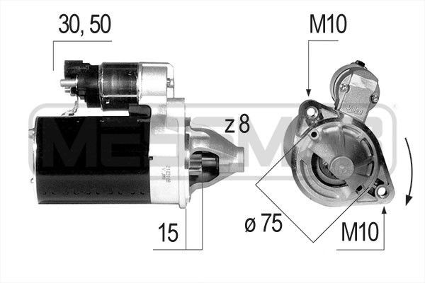 MESSMER 220644A: Starter 0,8kW