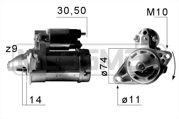 MESSMER 220654A: Starter 1,3kW